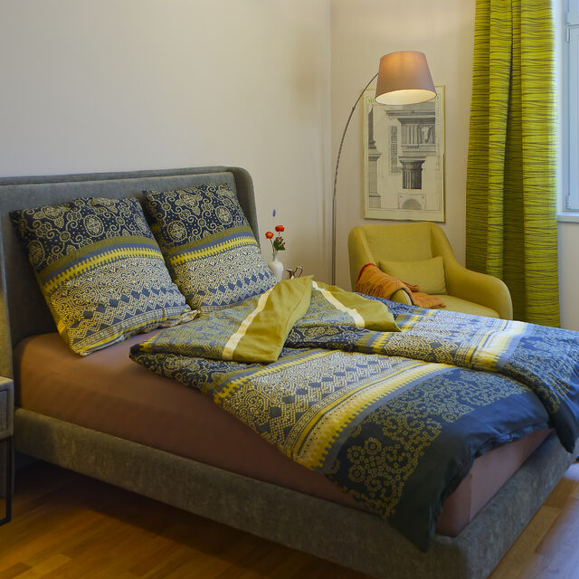 Comfortable sleeping with lots of space, cosy bed and high-quality bed linen