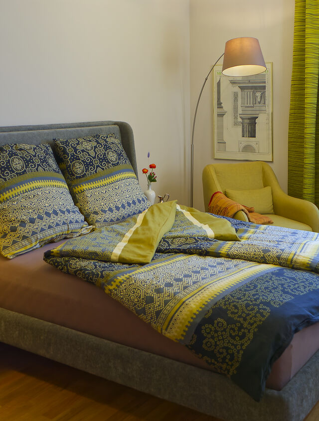 Comfortable sleeping with lots of space, cosy bed and high-quality bed linen